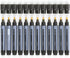 ARTEZA Oil Based Paint Markers, 12-Pack, Black, 2.5 mm Permanent Pens, Waterproof Craft and Art Supplies for Stone, Wood, Glass, Metal, Canvas, Pa...