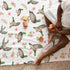 Mallard Duck Boho Floral Baby Blanket for Boys & Girls Duck Hunting Newborn Kids Toddler Baby Nursery Bed Blanket Stroller Crib Soft Warm Receivin...