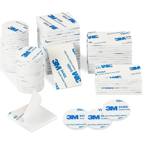 UPINS Double Sided Foam Tape, 60 Pcs Double Sided Tape Heavy Duty Strong Adhesive Double Sided Mounting Tape for Walls Picture Poster Crafts Black...