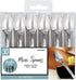 Elegant Silver Mini Spoons - 4" (30-Pack) - Perfect for Desserts & Tasting Parties - Sturdy & Reusable, Stand-Out Tableware Accessory...