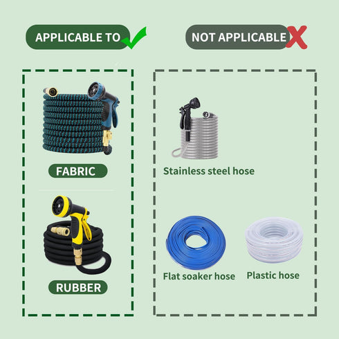 4 Pack Easy Install Hose Repair kit,Greener Plastic Hose Repair Accessories for 3/4" or 5/8" Garden Hose Fittin...