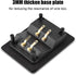 Speaker Terminal Connector, 4 Pure Copper Plated Wiring Terminal Speaker Terminal Box with 4 Mounting Holes...