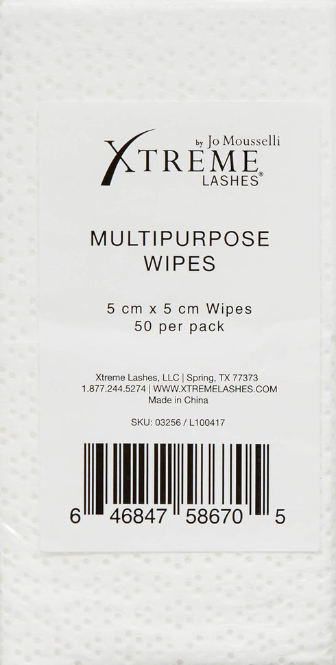 Xtreme Lashes Multipurpose Wipes, 50 Count...
