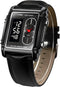 LED Digital Watch Men Analog Quartz Mens Watches Square Cool Creative Dual Time Zone Watch Waterproof Wristwatch for Men...
