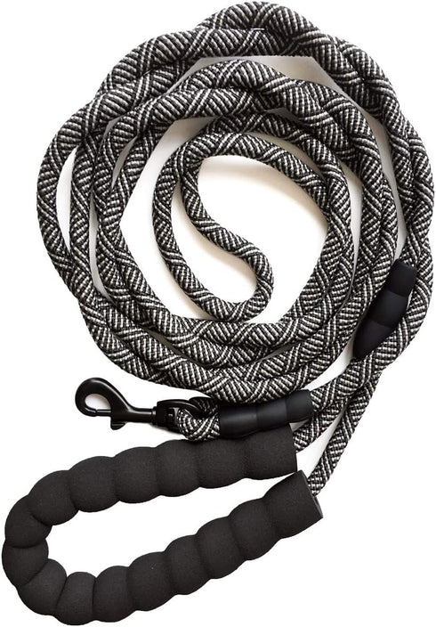 MayPaw 8FT Small Dog Leash, 1/4in Lightweight Strong Nylon Rope Puppy Leash with Comfortable Handle for Outdoor Walking Hiking (0~18lbs)...