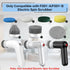 12 Piece Replacement Brush Heads for Electric Cleaning Brushes, Bathroom Shower Brush Heads, Kitchen Cleaning Brush Heads (F001-A/B Only)...