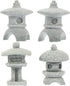 BESPORTBLE Miniature Stone Lantern Pagoda Japanese Style Pagoda Lantern Statue Mini Zen Garden Accessories for Aquarium Patio Micro Landscape Yard...