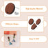 Oubaka 60pcs Wooden Earring Studs for Jewelry Making,Wooden Stud Earrings Wood Earring Posts Earring Pin Stud Bulk with 100pcs Earring Backs for D...
