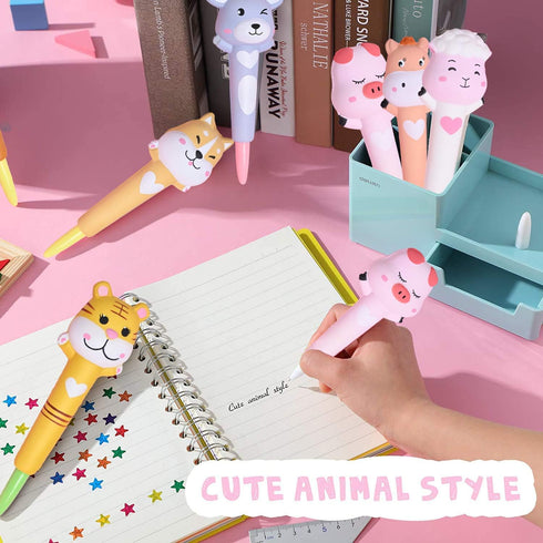 LemoHome Cute Pens | Refills Included | Cute Pens with Soft Grip | Fun Pens for Kids Drawing & Writing | Gift for Teen Girls | Tween Girls Gifts |...
