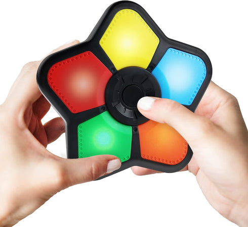 Gamie Electronic Memory Game with Lights and Sounds, Handheld Memory Game for Kids, Mind-Sharpening Brain Games for Kids and Adults, Educational L...