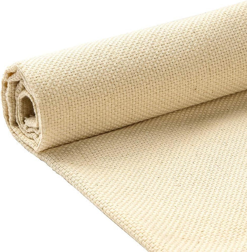 Pllieay Tufting Cloth Punch Needle Fabric, Embroidery Fabric, Monks Cloth for Punch Needle Embroidery Rug-Punch & Pinch Needle, 26.4 x 19.3 Inch...
