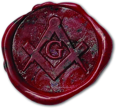 Square & Compass Masonic Wax Seal...
