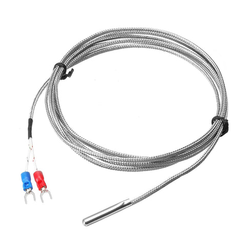 MECCANIXITY E Type Thermocouple Temperature Sensor Probe 4x30mm 6.6ft Wire 0 to 600°C(32 to 1112°F) Stainless Steel...