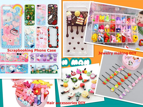 100g Resin Flatbacks Slime Accessories Clay Sprinkles Decoration for Charms Filler DIY Supplies Fake Candy Chocolate Cake Dessert Mud Particles To...
