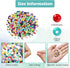 KitBeads 5600pcs 28 Colors Acrylic Seed Beads Kit Opaque Round Pony Beads 4mm Small Loose Spacer Beads for Jewelry Making Bulk...