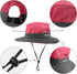 IYEBRAO 2 Pieces Kids Sun Hat with Ponytail Hole UPF 50 Summer Cap for Girls Beach ? Fishing...