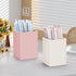 Pen Holder for Desk,Nordic Elegance Square Silicone Pencil Holder Soft Minimalist Desk Pen Cup Stand Waterproof Multifunctional Office Supplies fo...