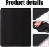 Sewing Machine Foot Pedal Pad 10.23 x 8.26 Inch, with 6pcs Adhesive Fasteners Black Sewing Machine Foot Mat Anti-Slip Rubber Sewing Machine Floor ...