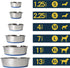 OurPets DuraPet Stainless Steel Dog Bowls, Dog Food Bowls & Dog Water Bowls (Up To 1.25 cups Great for Small Breeds)...