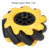 Mecanum Wheel Robot Kit Omnidirectional Wheels Smart Robot Car Chassis Kit Diameter 60mm for TT coupling((2 Pair))...