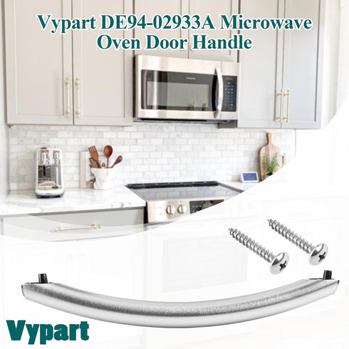 ?Upgrade?DE94-02933A Microwave Door Handle - Compatible with Samsung Microwave me19r7041fs me18h704sfs - Replaces DE94-04309A DE64-02522A AP562296...