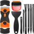 9 Pcs Plastic Scraper Tool Sticker Scraper Tool Plastic Razor Blade Scraper Plastic Pick Plastic Scraper Non Scratch Tool Putty Knife for Window F...