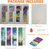 Cross Stitch Bookmark Kit 4PCS,DIY Bookmarks Cross Stitch Kits for Beginners,Stamped Embroidery Bookmark,14CT...