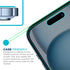 Tech Armor Privacy Screen Protector for iPhone 15 6.1 inch - Ballistic Tempered Glass, Anti-Spy, Case Friendly, Easy Installation, Bubble Free, To...