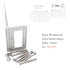 16pcs Hex Head Lag Screws, 1/4" x 2-1/2" Hexagon Head Wood Screws (Partially Threaded), 304 Stainless Steel Lag Bolts, Silvery...