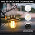 Replacement Solar Light Tops-2 Pack Solar Light Bulbs-with Bulb for Solar Lantern Light Multi-Size Adjustment and Multi-Purpose Use...