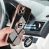 Omorro for Case iPhone 11 Pro Max Case for Women with Ring Holder, 360 Degree Rotation Kickstand Girly Cases Bling Glitter Plating Rose Gold Slim ...