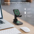 2 in 1 Wireless Charger, Dual Wireless Charging Desk Phone Stand,10W Qi Fast-Charging Foldable Tablet Stand for iPhone 12/11/MAX/XS/XR/X/8,AirPods...