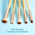 Jessup Eye Makeup Brushes Set, Premium Synthetic Eyeshadow Blending Concealer Eyebrow Eyeliner Brush, 15pcs Labeled Bamboo Make Up Brushes T137...