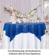 ShinyBeauty Sparkling Royal Blue Sequin Tablecloth 54x54 Inch - Glitter Dining Table Cover for Birthday Wedding Party Decor, Elegant Luxury Table ...