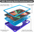 Kids Case for 10.9-inch iPad Air 5th/4th Generation (2022/2020)/iPad Pro 11-inch (2020/2018) with Built-in Screen Protector, 360° Rotating Stand, ...