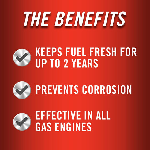 STA-BIL Storage Fuel Stabilizer - Keeps Fuel Fresh for 24 Months - Prevents Corrosion - Gasoline Treatment that Protects Fuel System - Fuel Saver ...