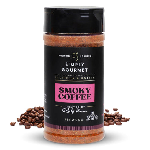 Smoky Coffee Spice | Recipe in a Bottle | Premium Blend Spice for Gourmet Cooking | No-Addition Needed, Versatile Culinary Season | Simply Gourmet...