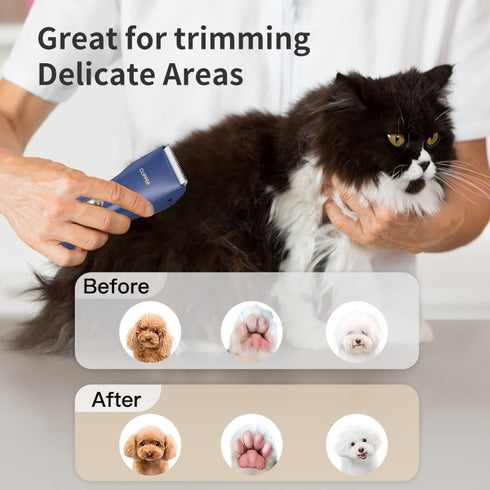 Dog Clippers,Quiet Washable USB Rechargeable Cordless Dog Grooming Kit,Electric Pets Hair Trimmers Shaver Shears for Dogs and Cats...