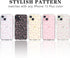 Compatible for iPhone 15 Plus Case Cute Clear Oil Flower Floral Leaf Design for Girls Women Soft TPU Shockproof Protective Girly for iPhone 15 Plu...