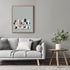 Posterizer 1 pcs-Nordic Bird-Cute Funny Scandinavian Birds-Art for Animal Lovers-Abstract & Modern Art- Gift for Men Women Teens-Decor for Home & ...