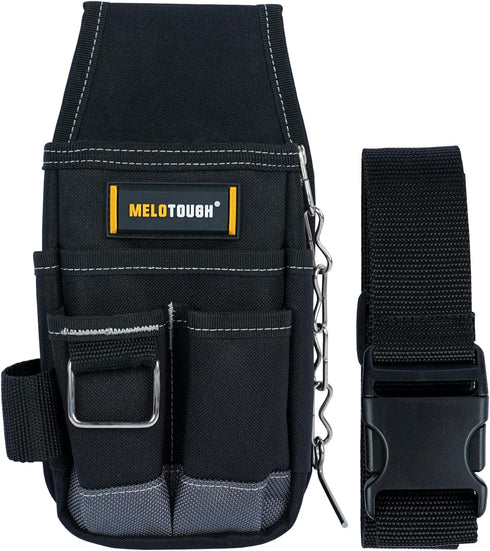 MELOTOUGH Pocket Tool Pouch Tool Belt Pouches with Belt Clip Utility Mini Tool Organizer Pouch for Electrician,Carpenter,Construction,Technician...
