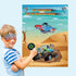 Hxezoc Pin The Wheels on The Truck Game With 36 Pcs Wheels Large Truck Poster Truck Party Games for Kids Birthday Party Truck Party Carnival Party...