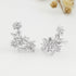 Boma Jewelry Sterling Silver Flower Bouquet Crawler Stud Earrings...