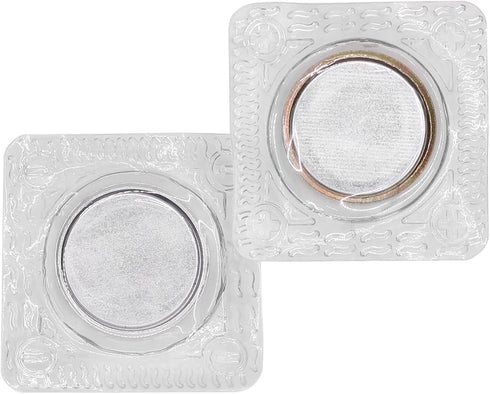 Betoplin 10 Pairs Magnetic Snaps, PVC Hidden Sew on Snaps Fastener Magnetic Closures for Purses Clothing Handbag...