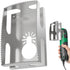 Square Slot Cutter for Dewalt & Milwaukee,Stainless Steel Square Hole Cutter Rectangle Slot Cutter,One Step Cut-in Single Gang Wall Boxes Outlet C...