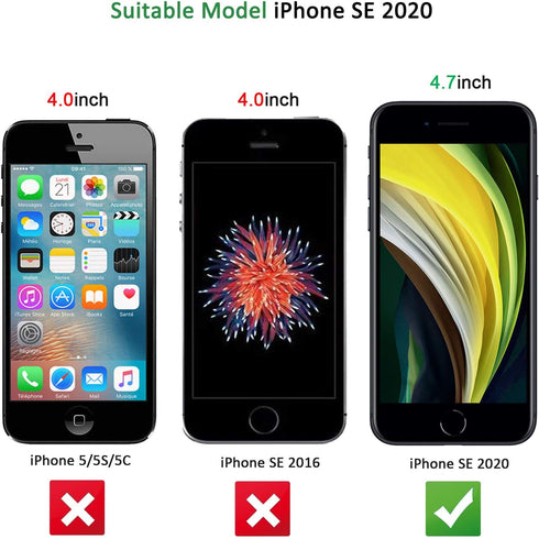 NEW'C [3 Pack Designed foriPhone SE 2022. iPhone SE 2020 Screen Protector Tempered Glass, Case Friendly Anti Scratch Bubble Free Ultra Resistant.....