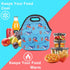 Violet Mist Neoprene Lunch Bag Washable Shark lunch HandBags Tote Reusable Thermal Insulated Lunch Bags Cooler Lighweight lunch bag for Men Work P...
