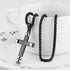 HZMAN Philippians 4:13 Cross Pendant STRENGTH Bible Verse Stainless Steel Necklace 3 Colors Available...