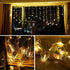 Lainin USB Powered 13FT 96 LED Curtain Lights 16 Butterflies Twinkle Lights 8 Modes Fairy Light Strip for Party Indoor Outdoor Room Garden Wedding...