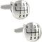 Matte Silver Tone Domed Shape 6 Speed Gear Shift Cuff links Car Cufflinks with Gift Box...